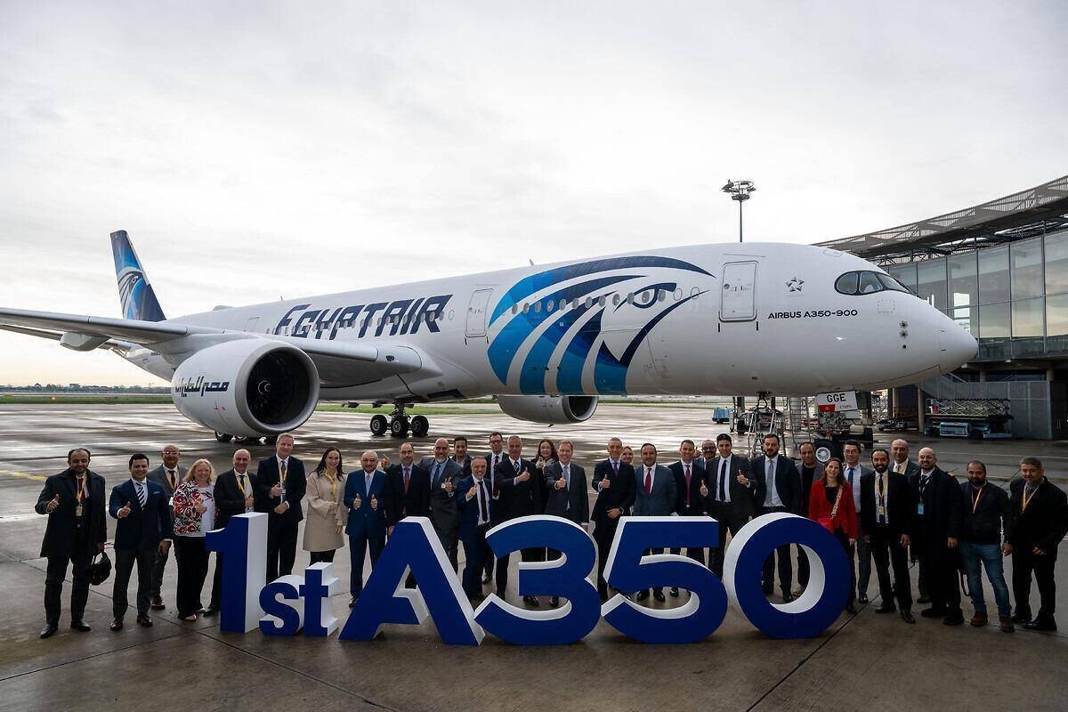 Egypt Introduces First Airbus A350-900 into Service