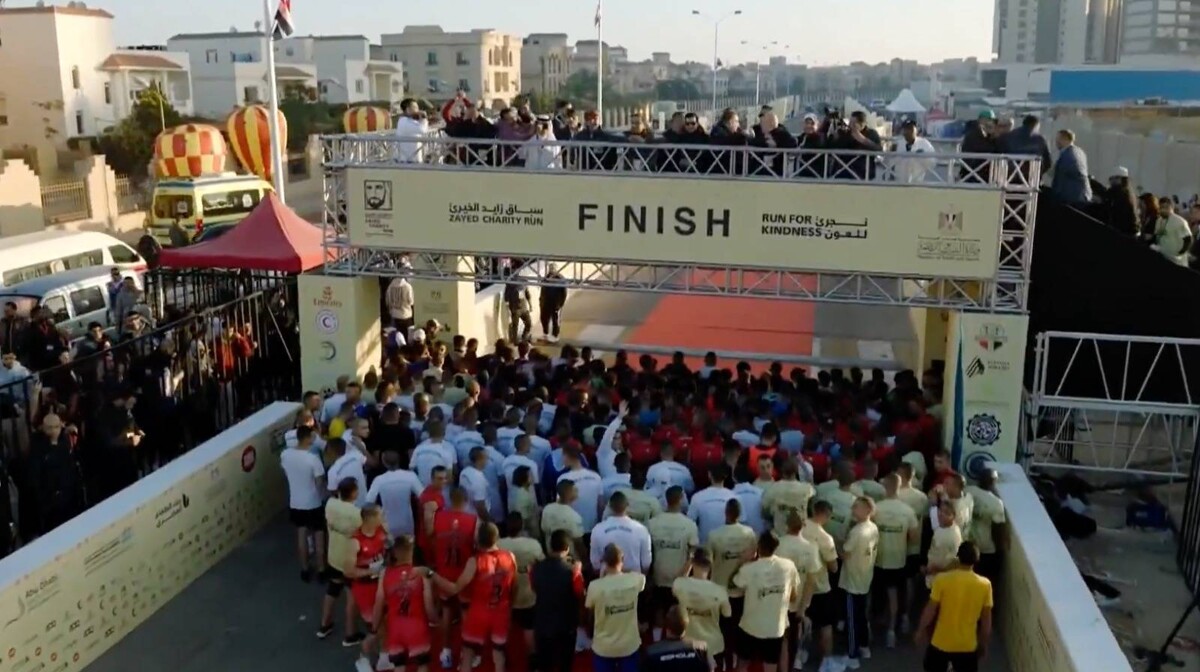 Zayed Al Khairy Charity Run in Egypt Draws Over 60,000 Participants